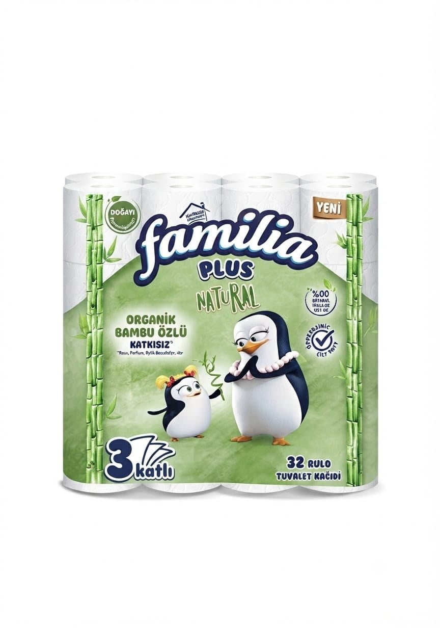 Familia Plus Natural Bambu Tuvalet Kağıdı 40'lı