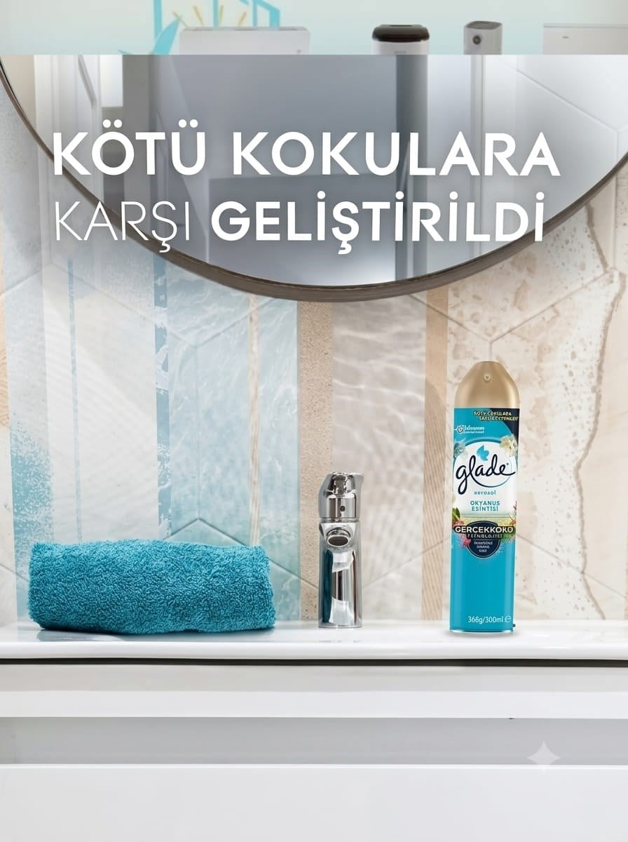 Glade Aerosol Oda Kokusu Okyanus Sessizliği 300 ml