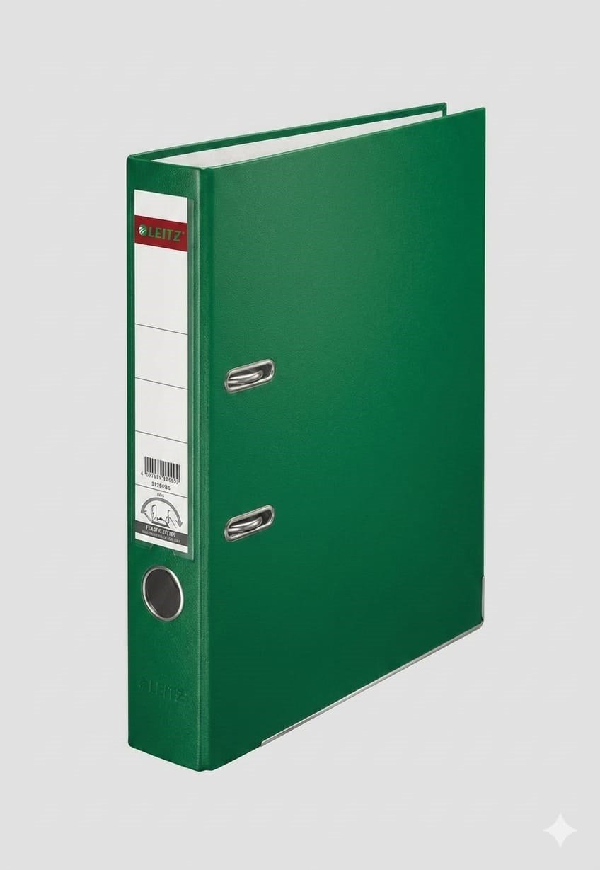 Leitz 1015 Plastik Klasör Dar A4 Yeşil