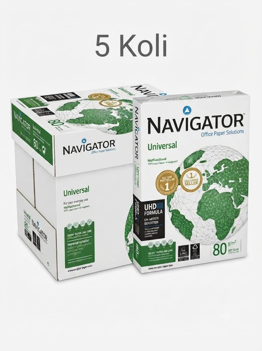 Navigator A4 Fotokopi Kağıdı 80 g 5 Koli (25 Paket)