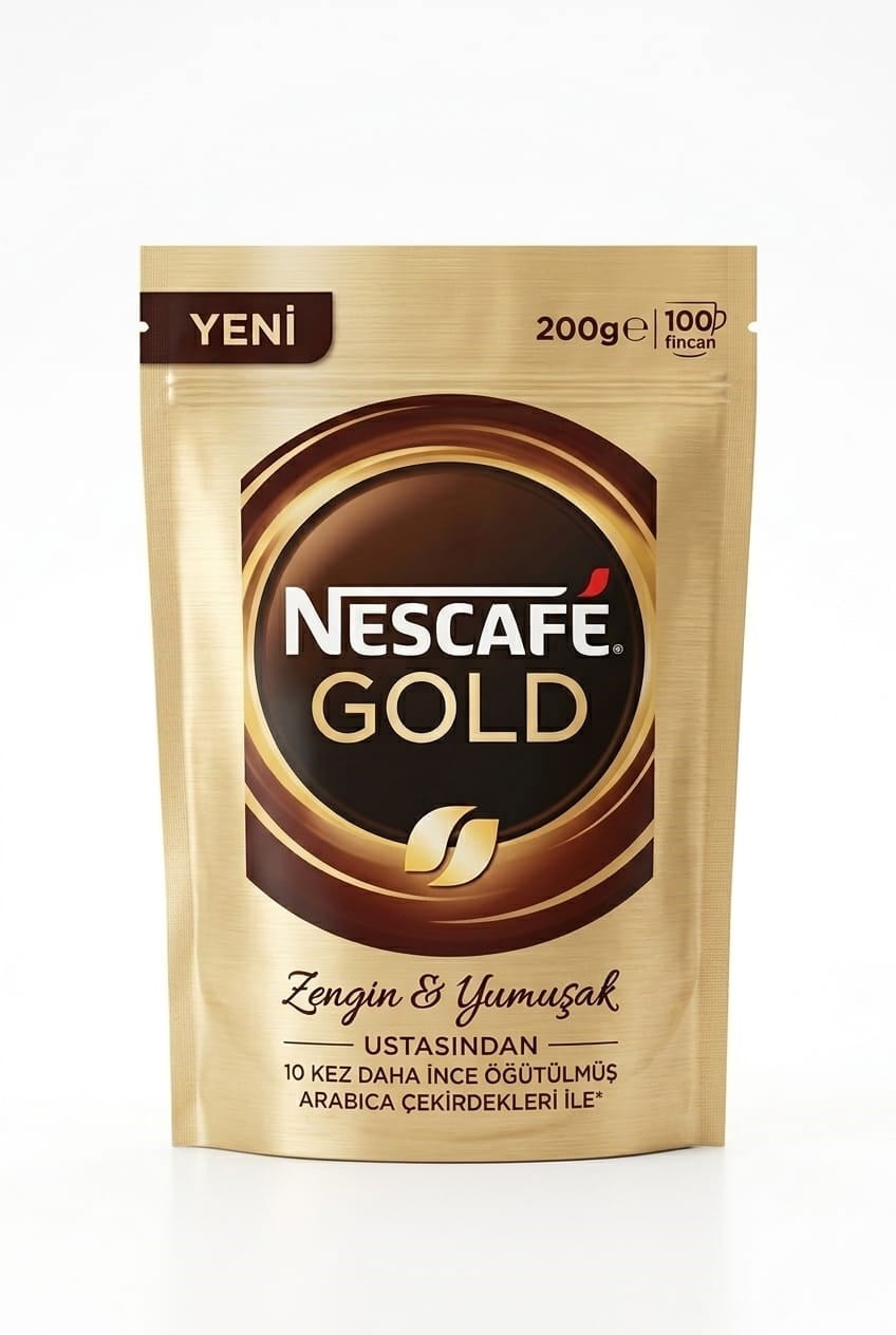 Nescafe Gold Çözünebilir Kahve 200 g Ekonomik 