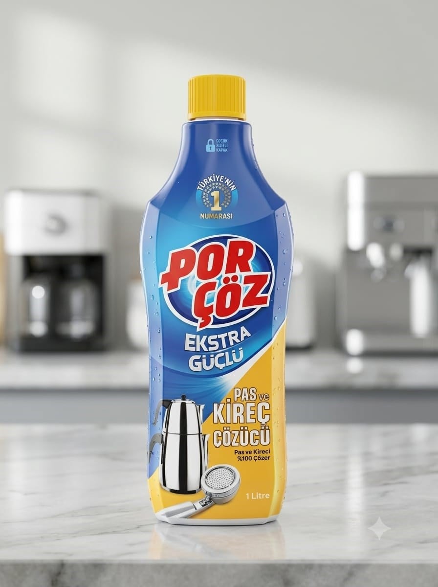 Porçöz Pas ve Kireç Çözücü 1 litre