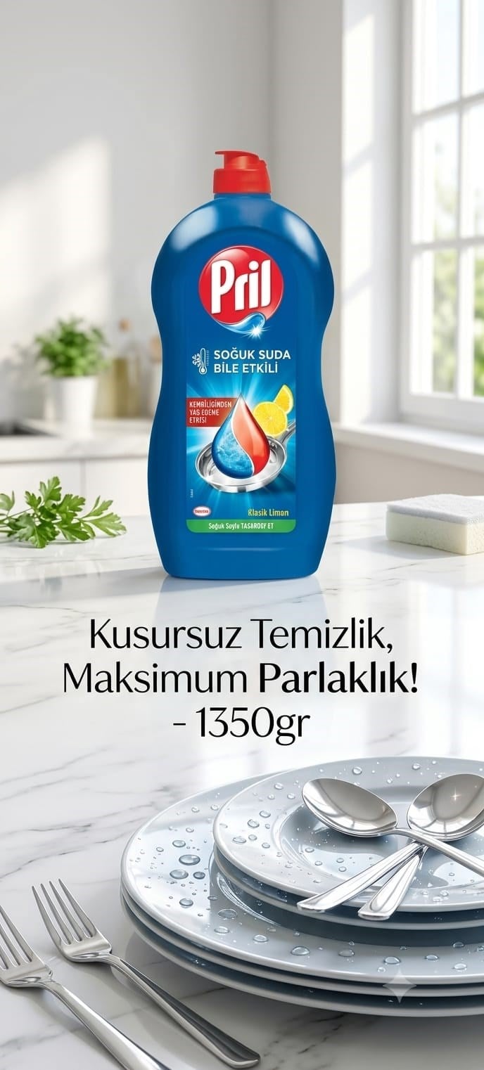 Pril 1350 gr sıvı bulaşık deterjanı