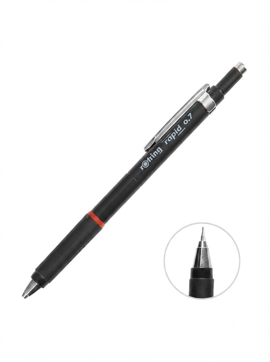 Rotring Rapid Versatil Uçlu Kalem 0.7 mm Siyah