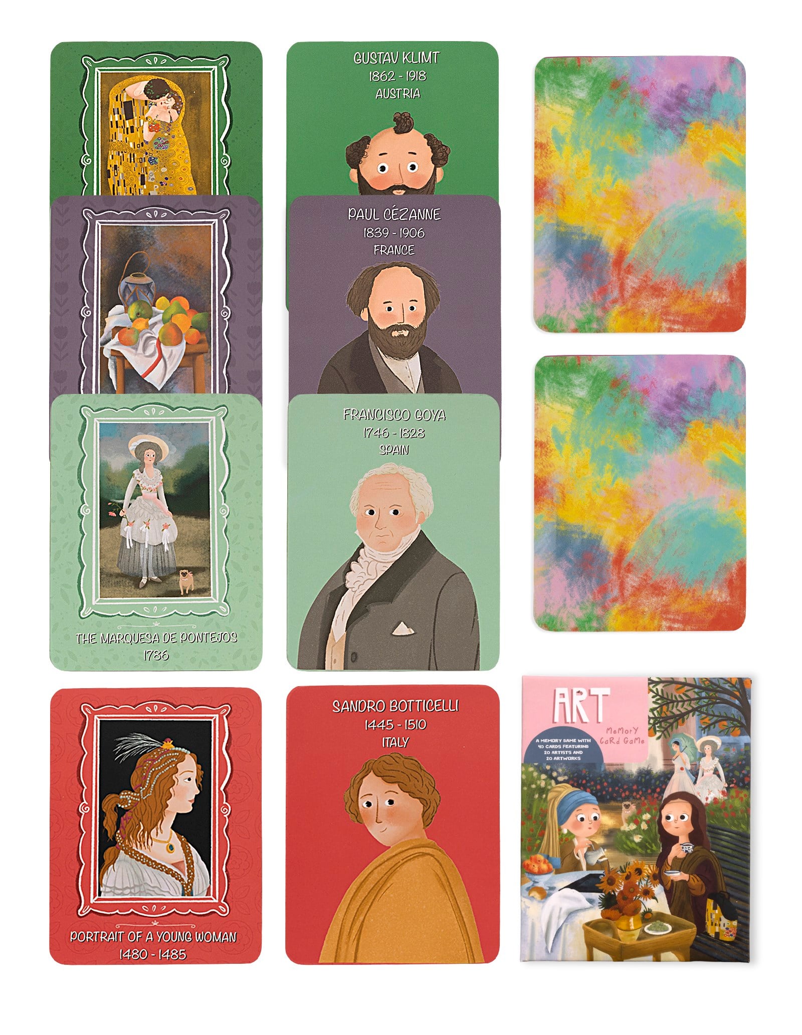 ART MEMORY CARD GAME