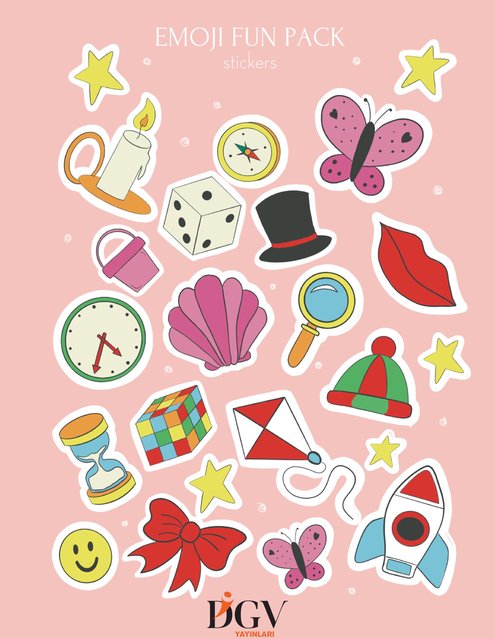 EMOJI-FUN PACK STICKER SETİ