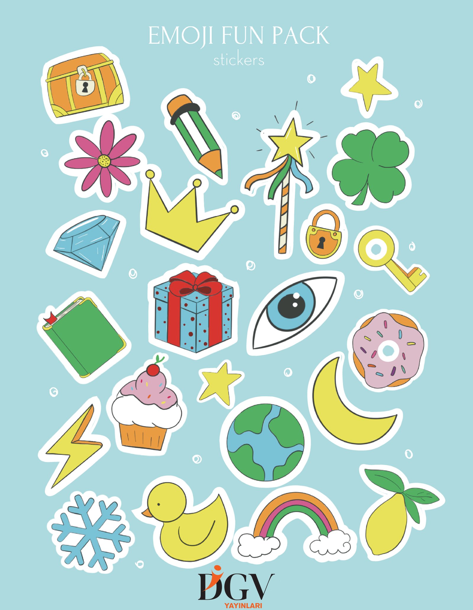 EMOJI-FUN PACK STICKER SETİ