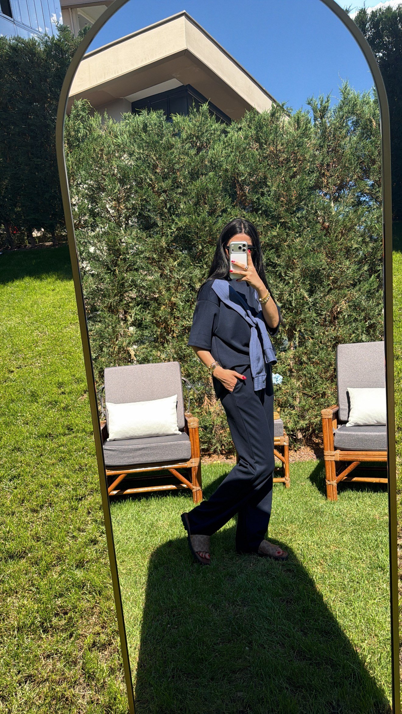LACİ GÖMLEK KOLLU MODAL TAKIM