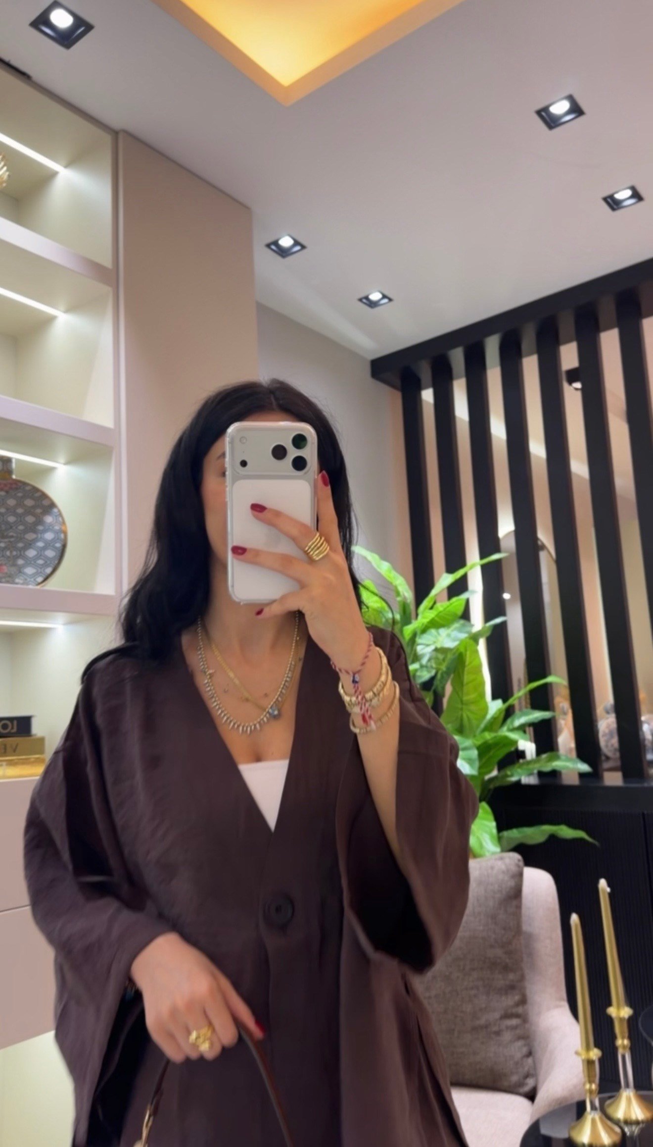 TEK DÜĞME TENCEL TAKIM ACI KAHVE