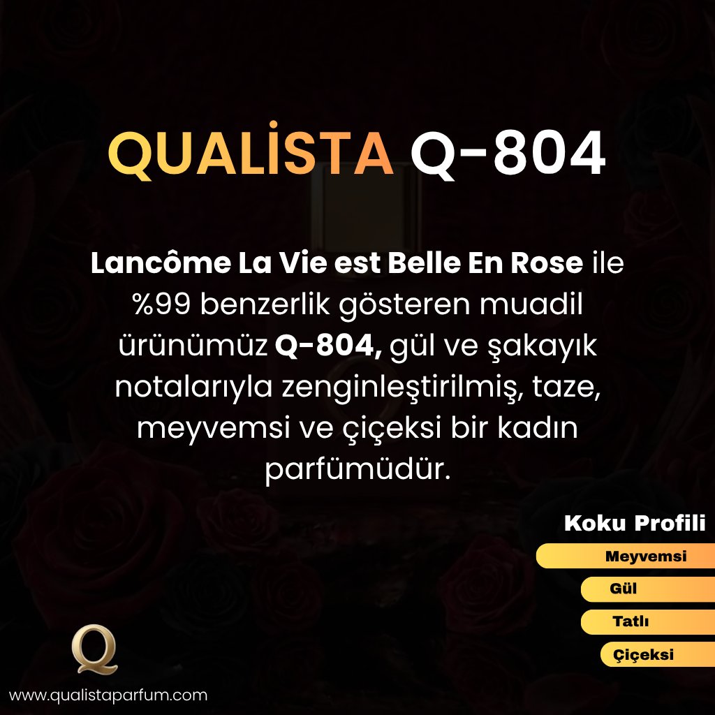 Q 804 | Quality 50ml Kadın Parfümü