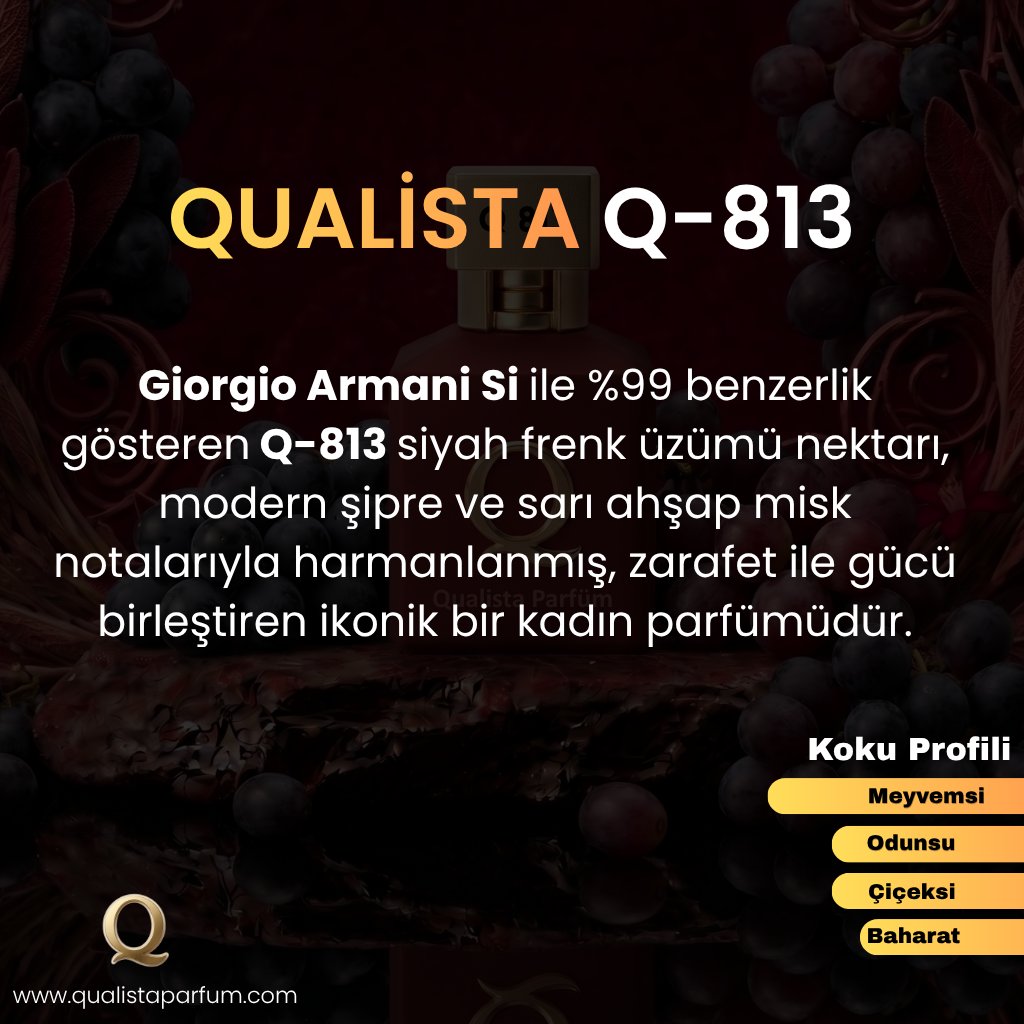 Q 813 | Quality 50ml Kadın Parfümü