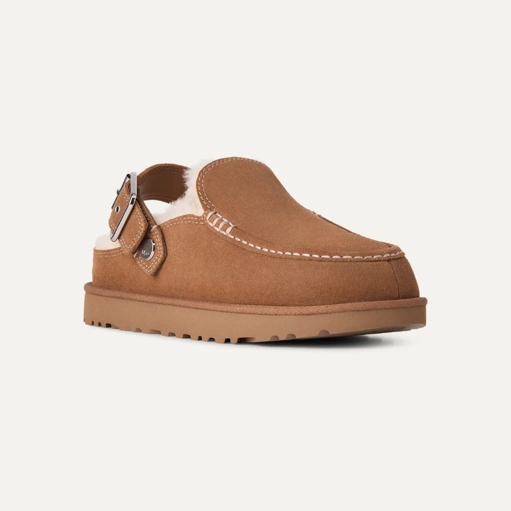 Goldenstar Evelina Clog - Chestnut