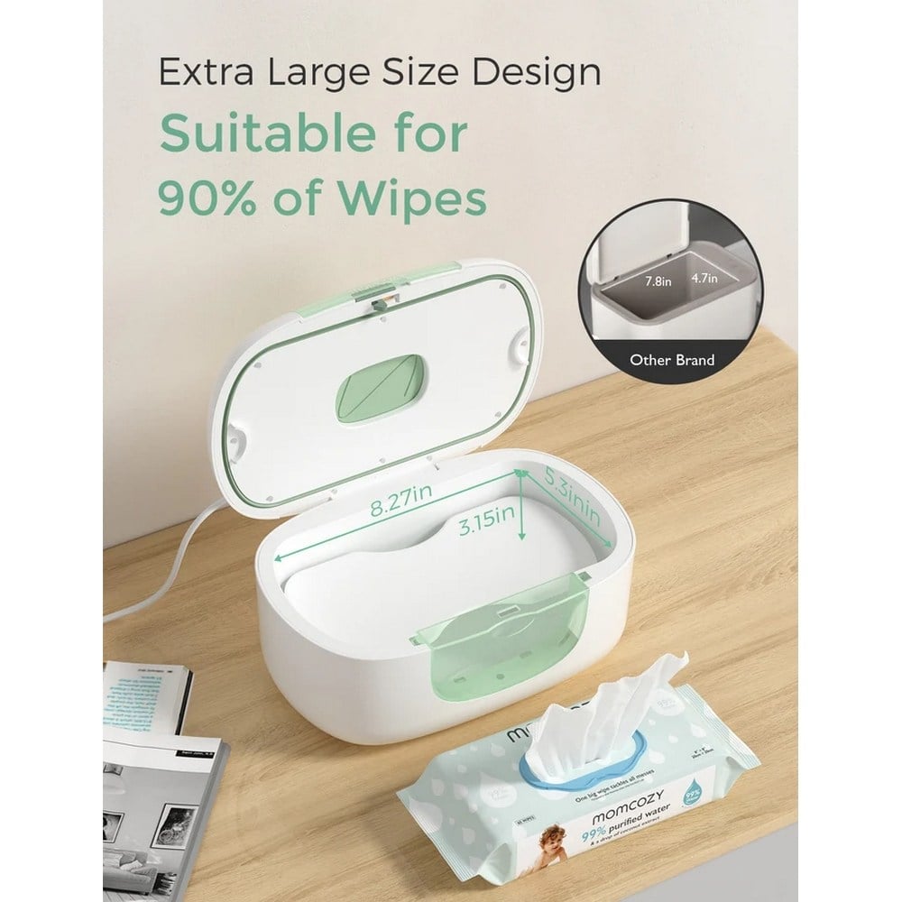 New Large Capacity Baby Wipe Warmer Compatible with 100pcs