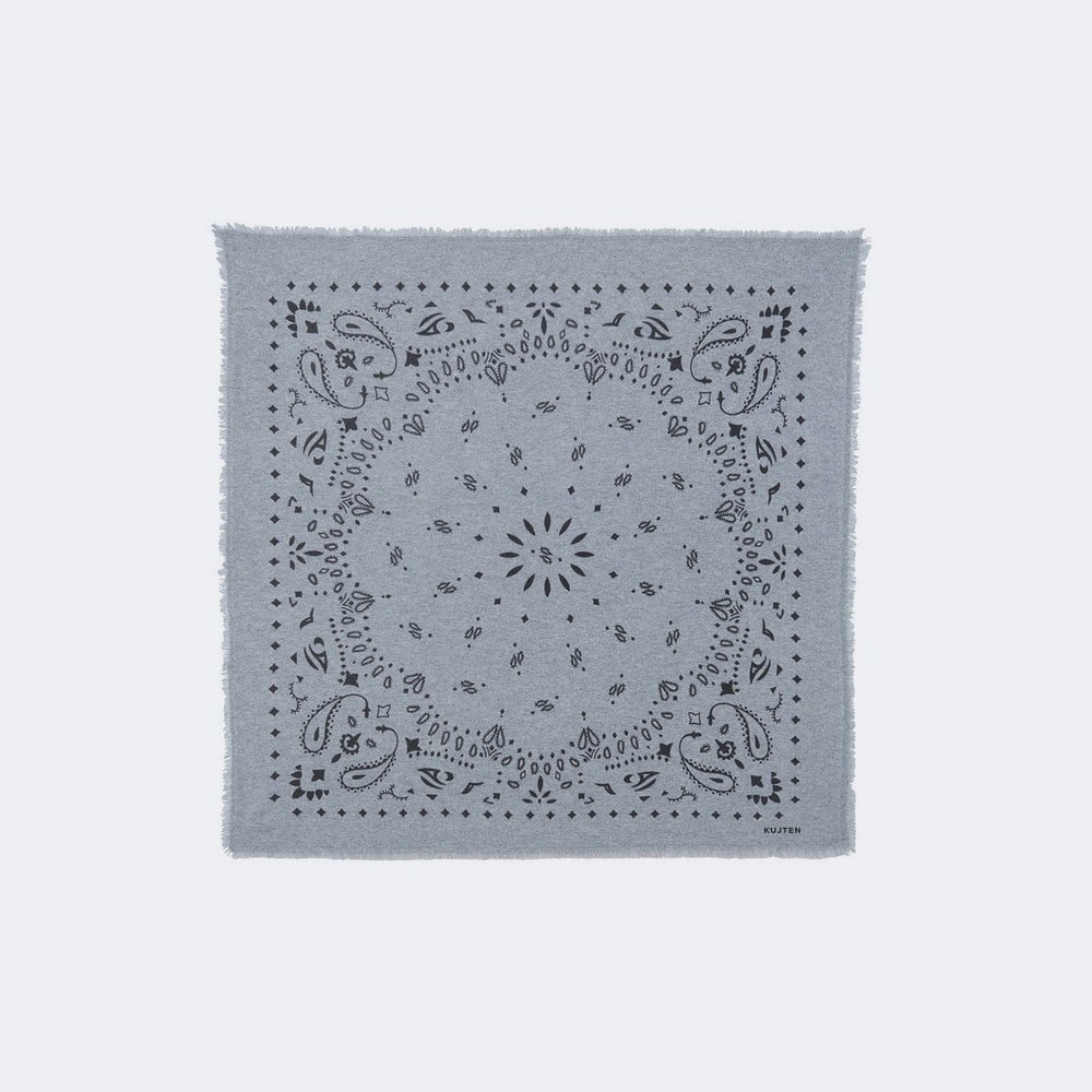 Small Bandana Hachi Printed Cashmere