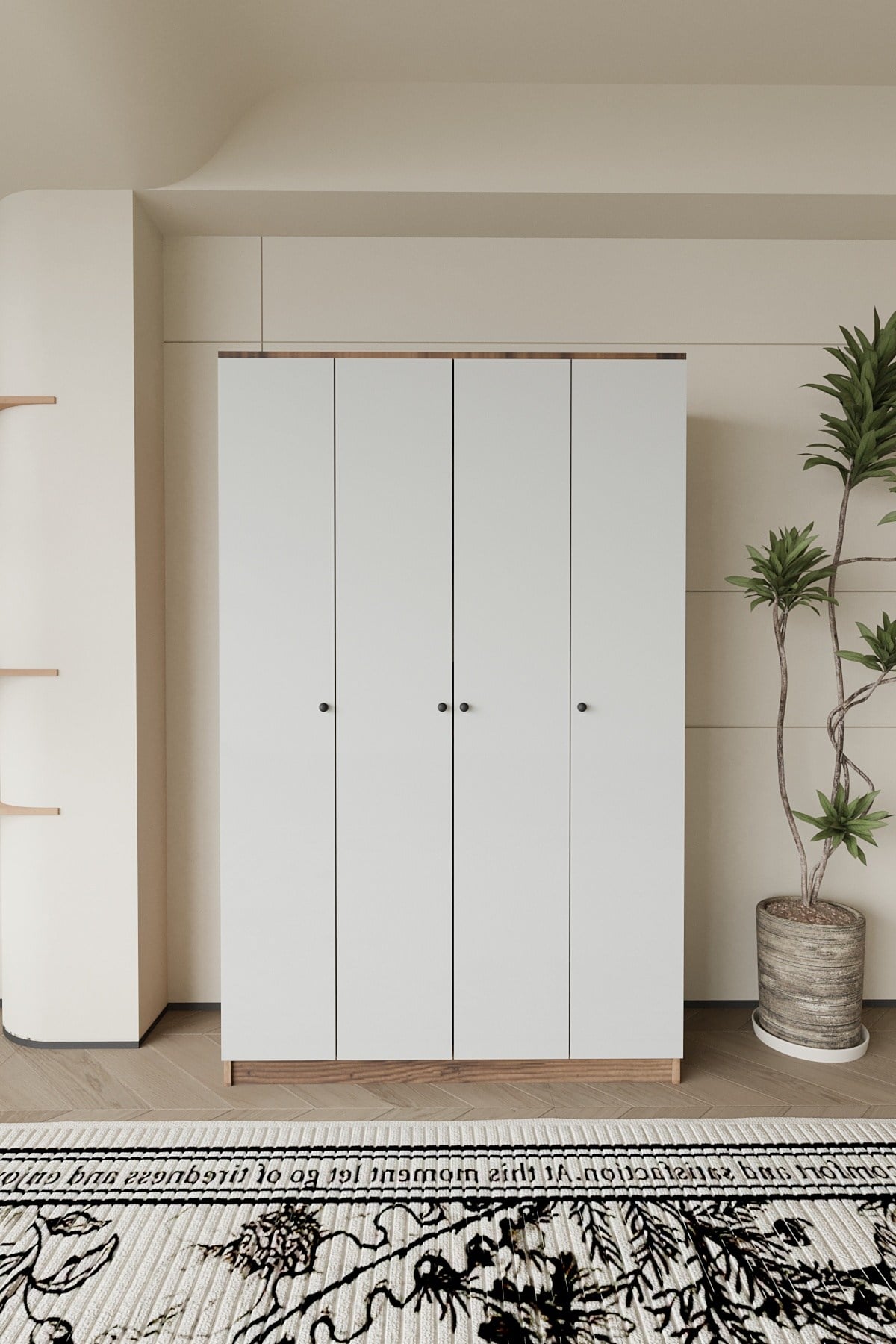 Linea 4 Kapaklı Gardırop