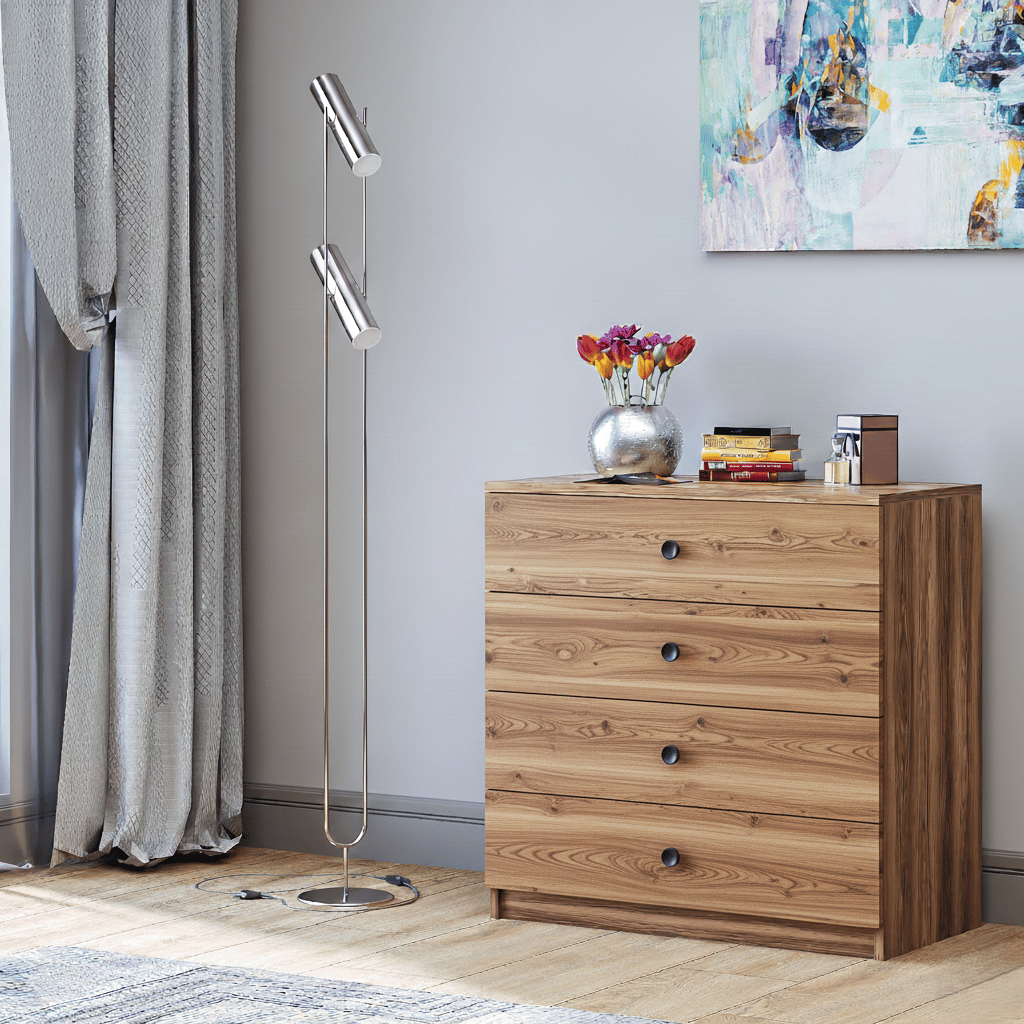 Linea Şifonyer 4 Çekmece 80 cm