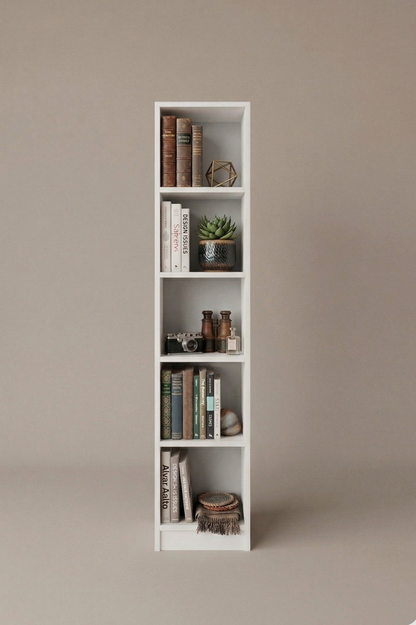Linea Slim Kitaplık 5 Raflı