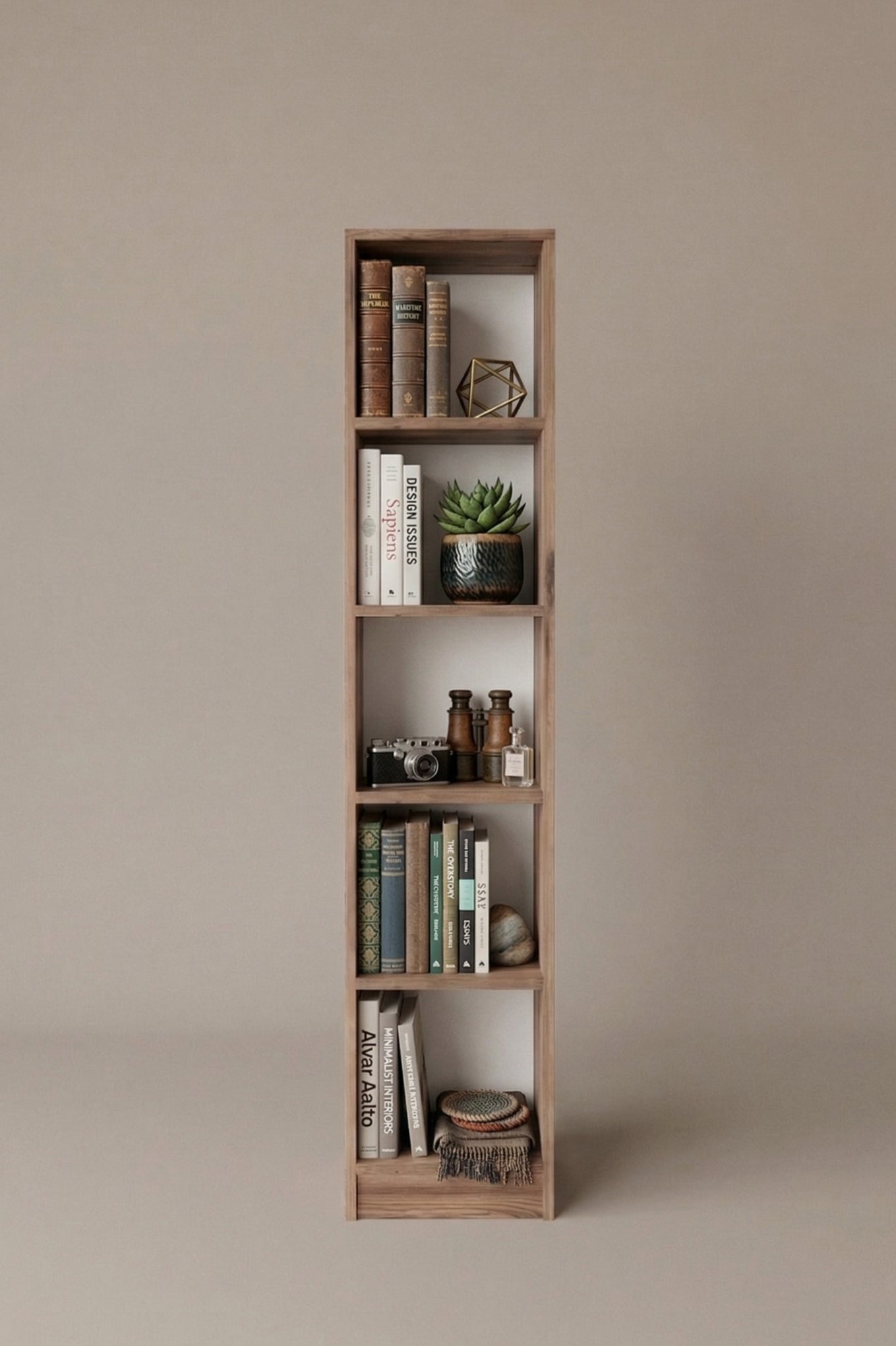 Linea Slim Kitaplık 5 Raflı