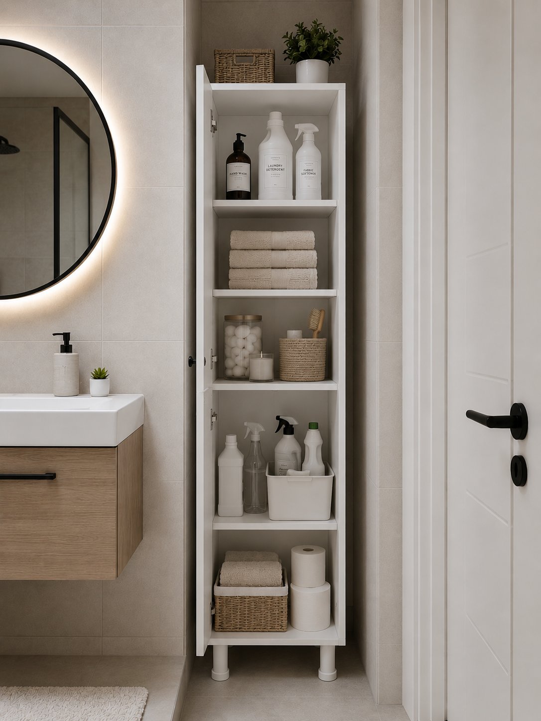 Vera Banyo Havlu Dolabı 