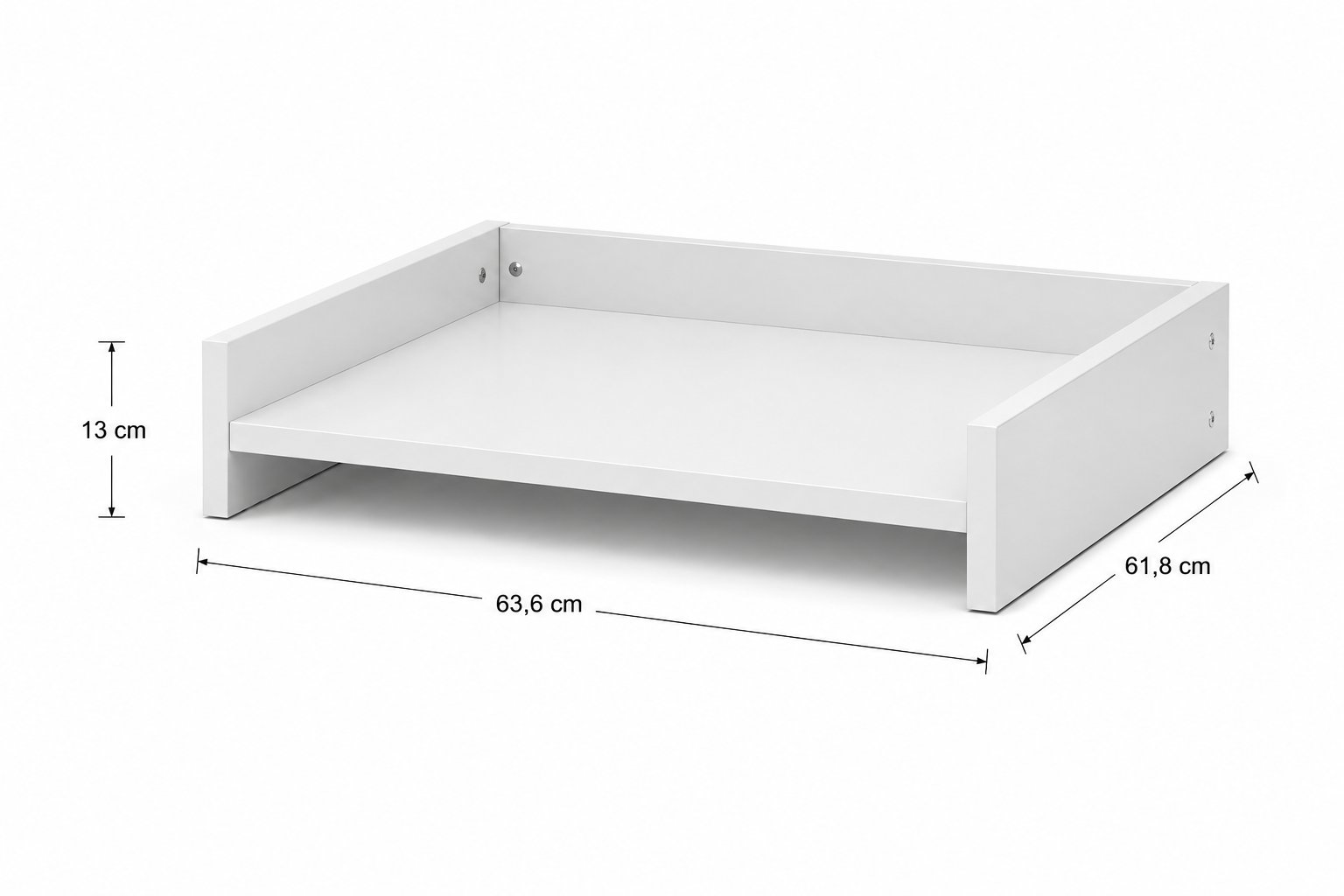 Vera Mini Çamaşır Makinesi Dolabı Üst Raf Organizer Beyaz