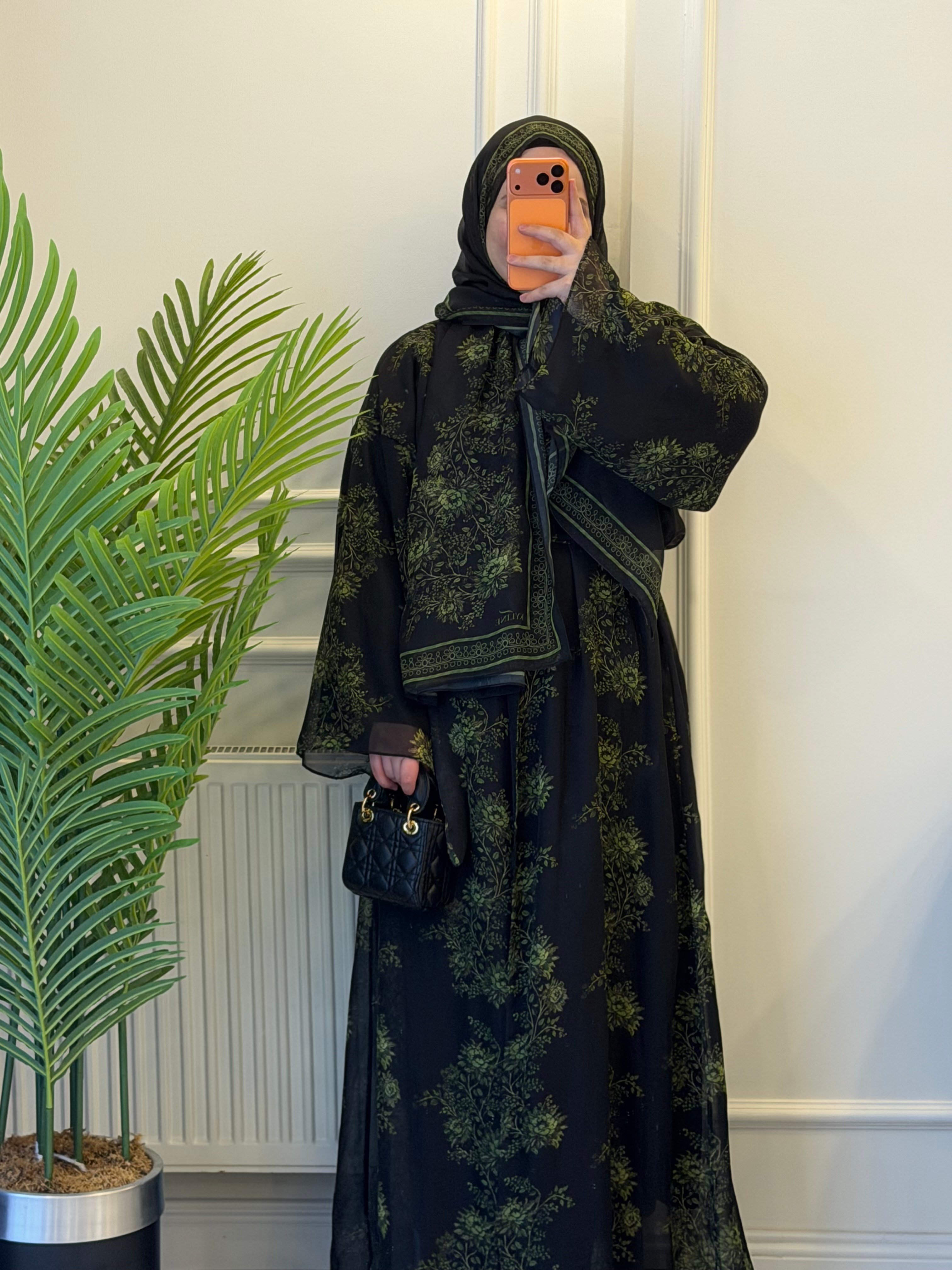 Layali Abaya - Yeşil