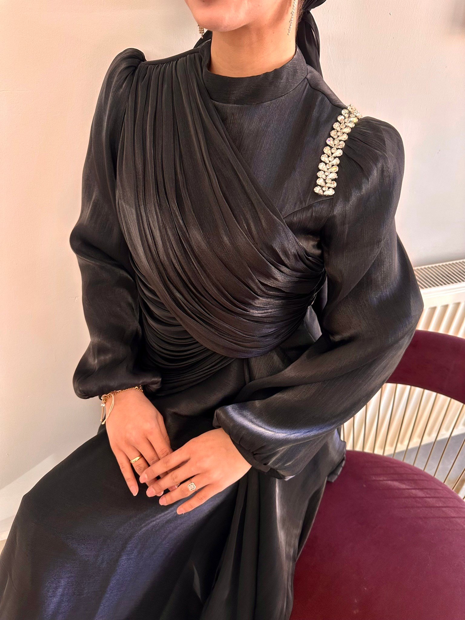 SHENAY Abiye - Siyah