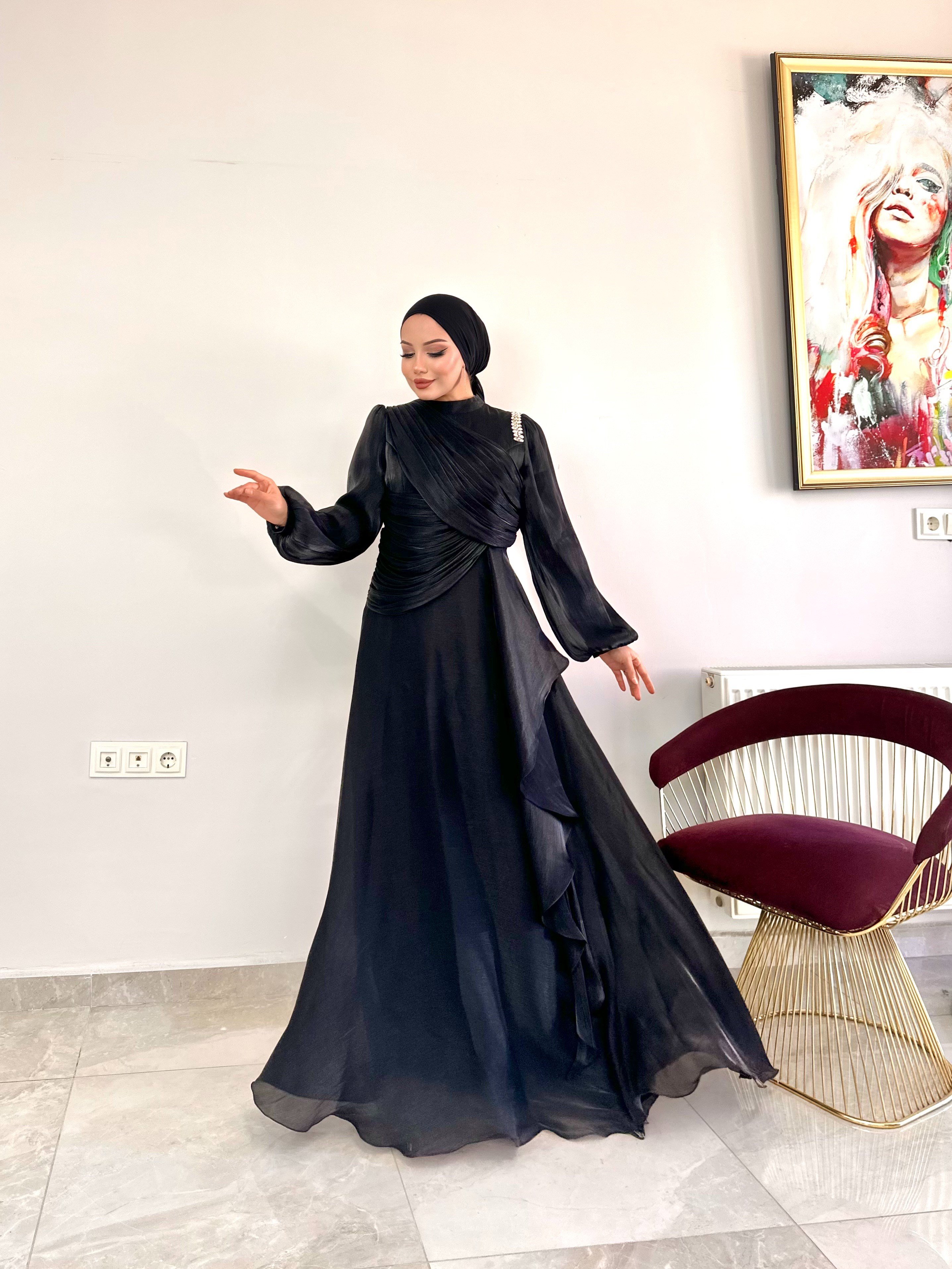 SHENAY Abiye - Siyah