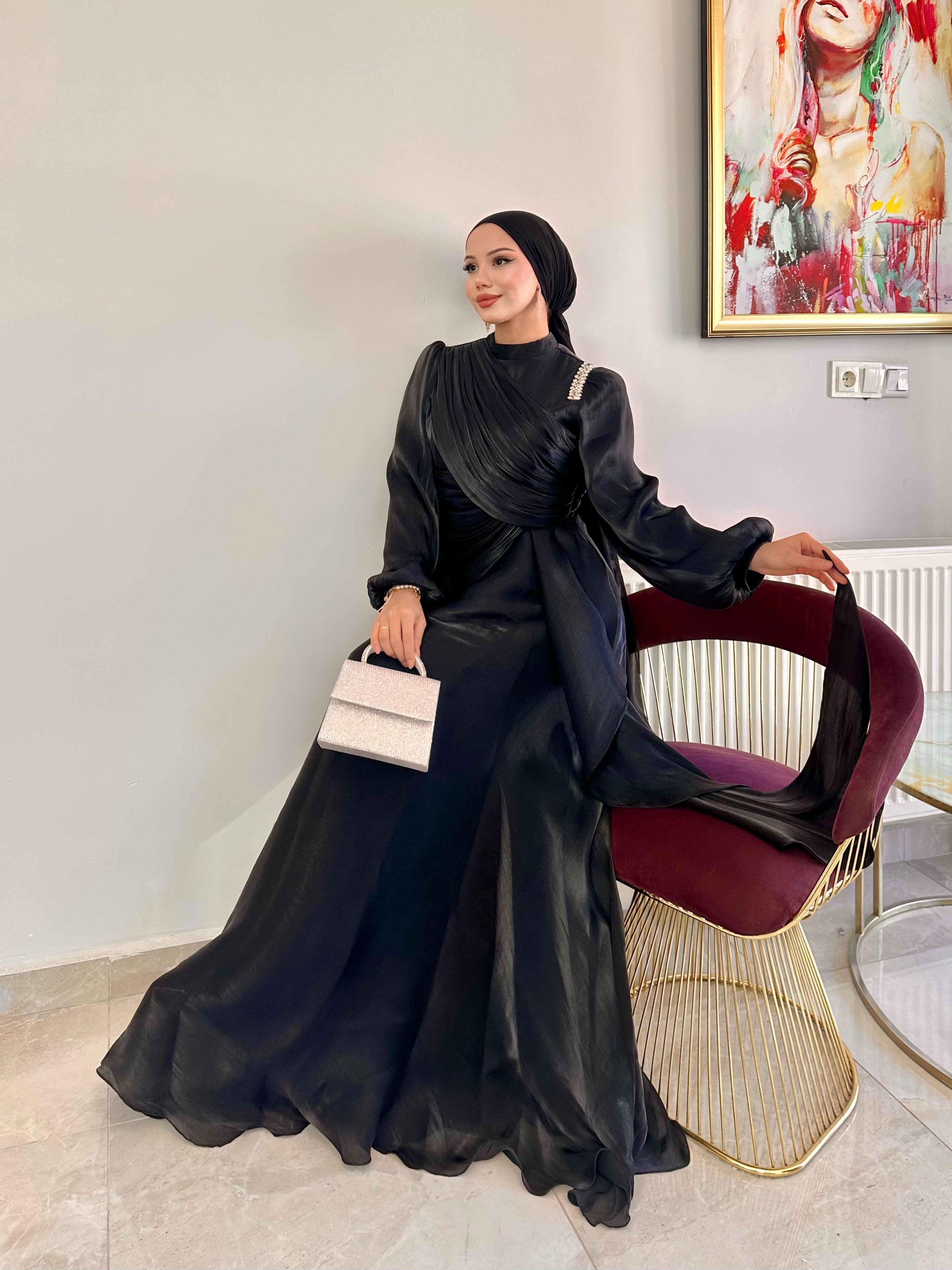 SHENAY Abiye - Siyah