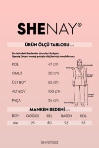 SHENAY Kabartma Desenli Takım - Kahve