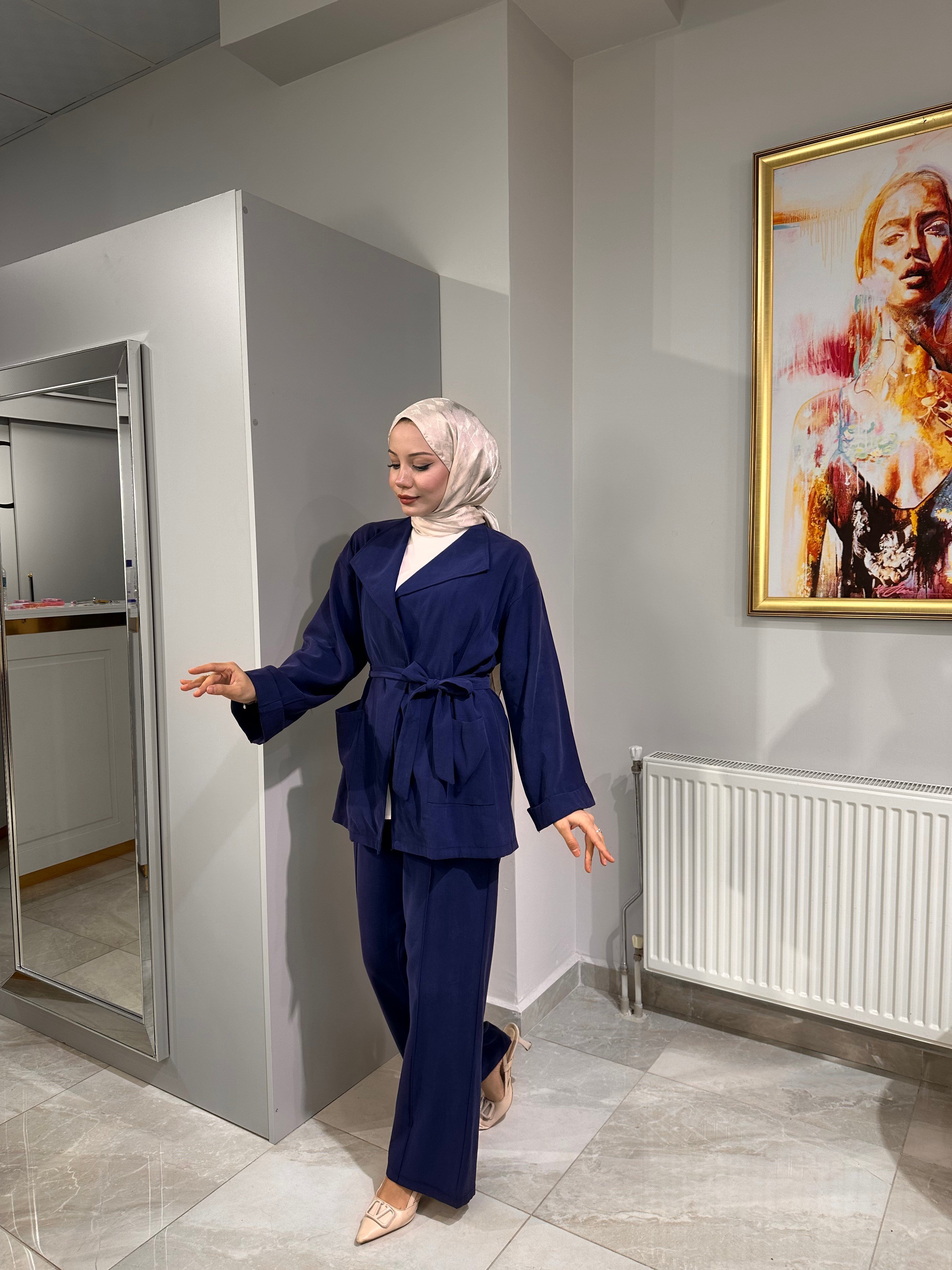 SHENAY Üçlü Takım - Lacivert