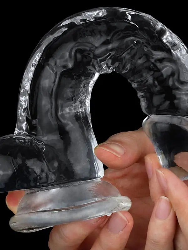 LoveToy 7.5” Flawless Clear Dildo Esnek Jel Dildo 19 cm