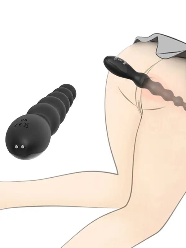 NOXXX Obsidian Solid Boncuklu Anal Şarjlı Vibratör
