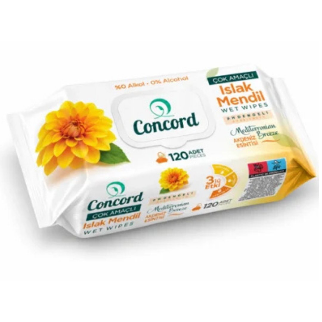Concord Islak Mendil Akdeniz Esintisi 120'li