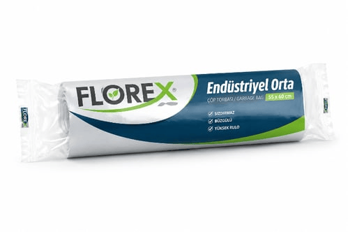 Florex End. Büyük Boy Çöp Torbası Siyah 160 GR 10'lu Rulo