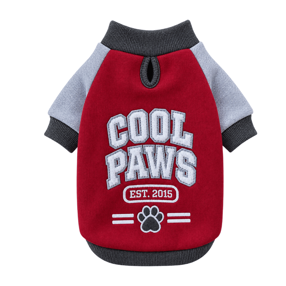 GC-2910 COOL PAWS - SWEATSHIRT BORDO