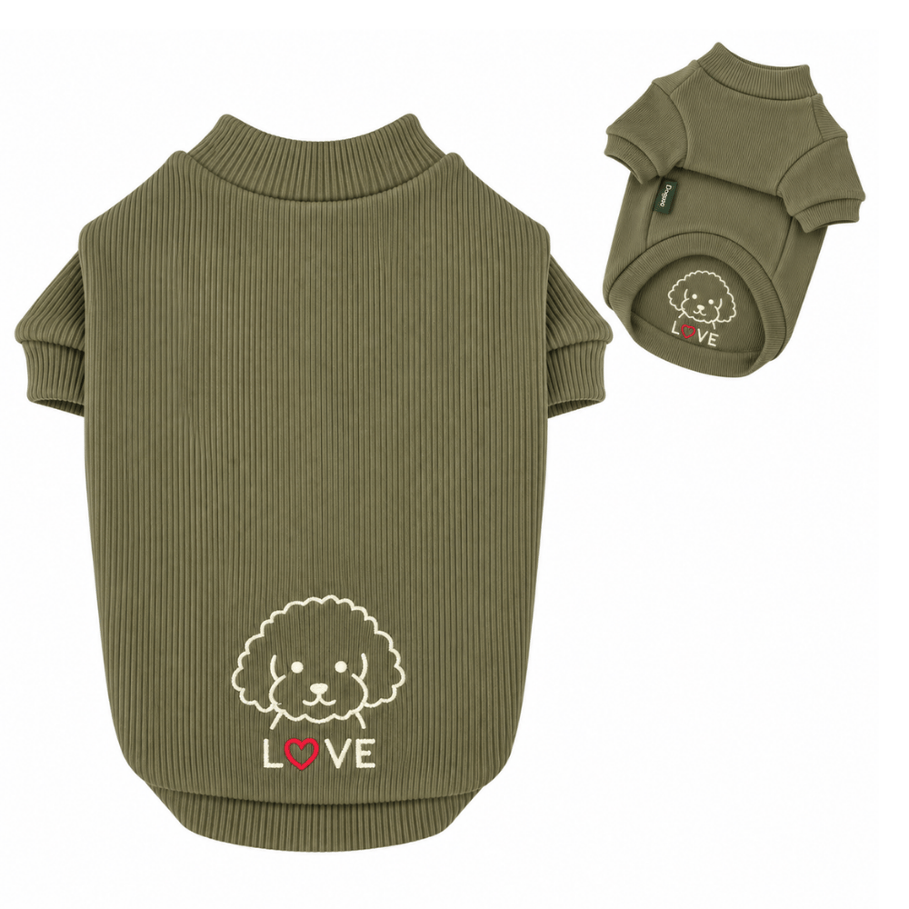 GC-2914 POODLE - HAKİ KAŞKORSE TİŞÖRT