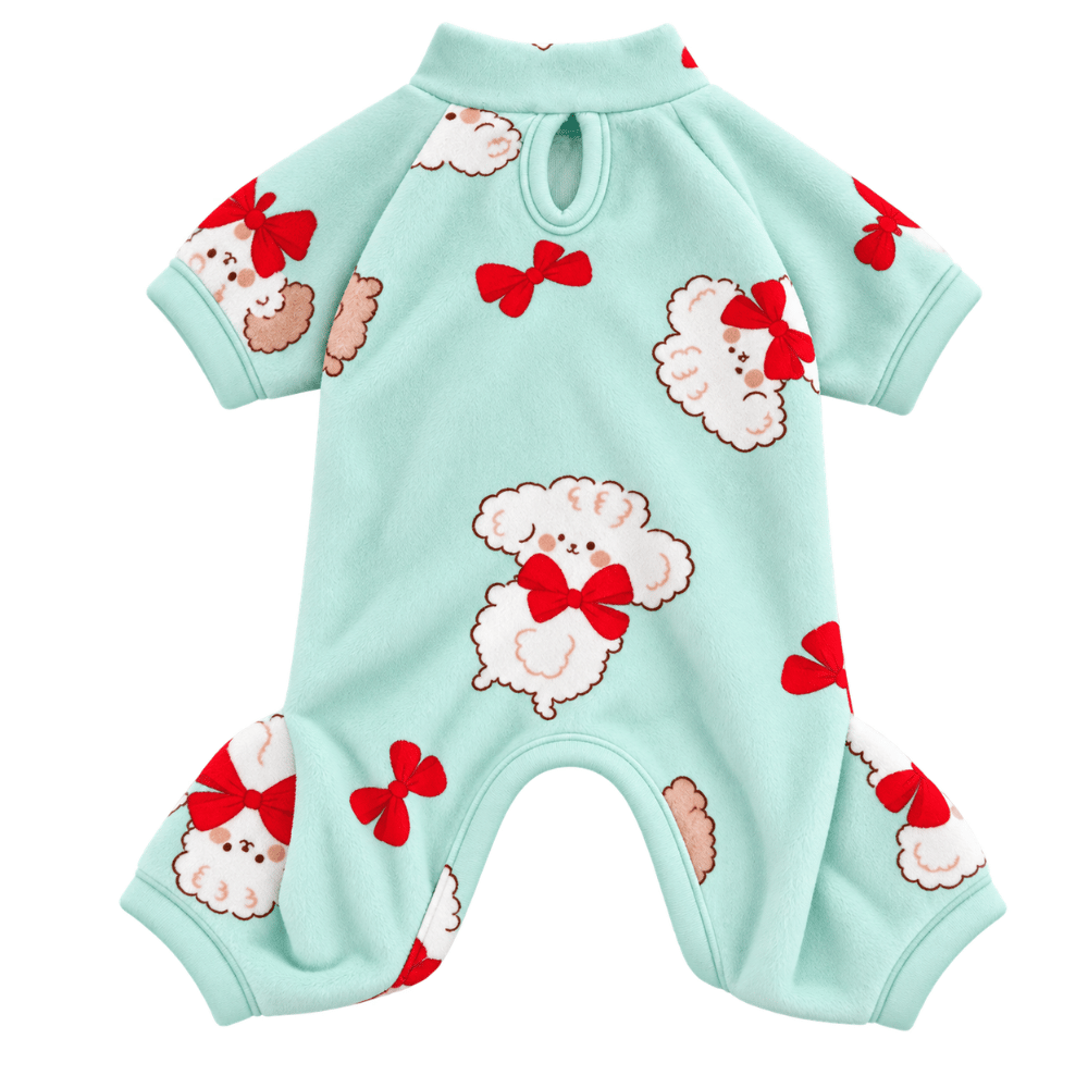 GC-2917 PUPPY PAWS - KADİFE PİJAMA TULUM