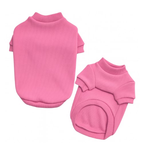 ŞEKER PEMBE - KAŞKORSE KOLLU TİŞÖRT