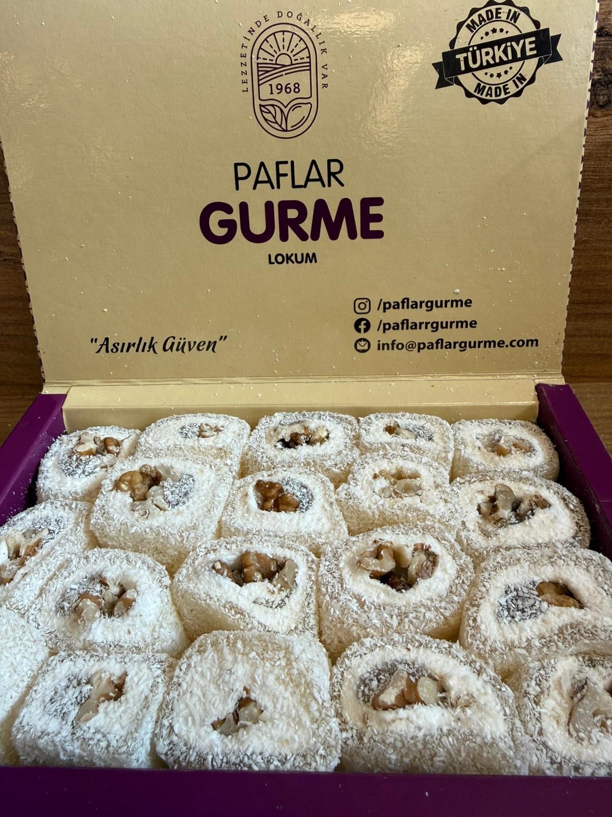 PAFLAR OSMANLI CEVİZLİ KESME LOKUM