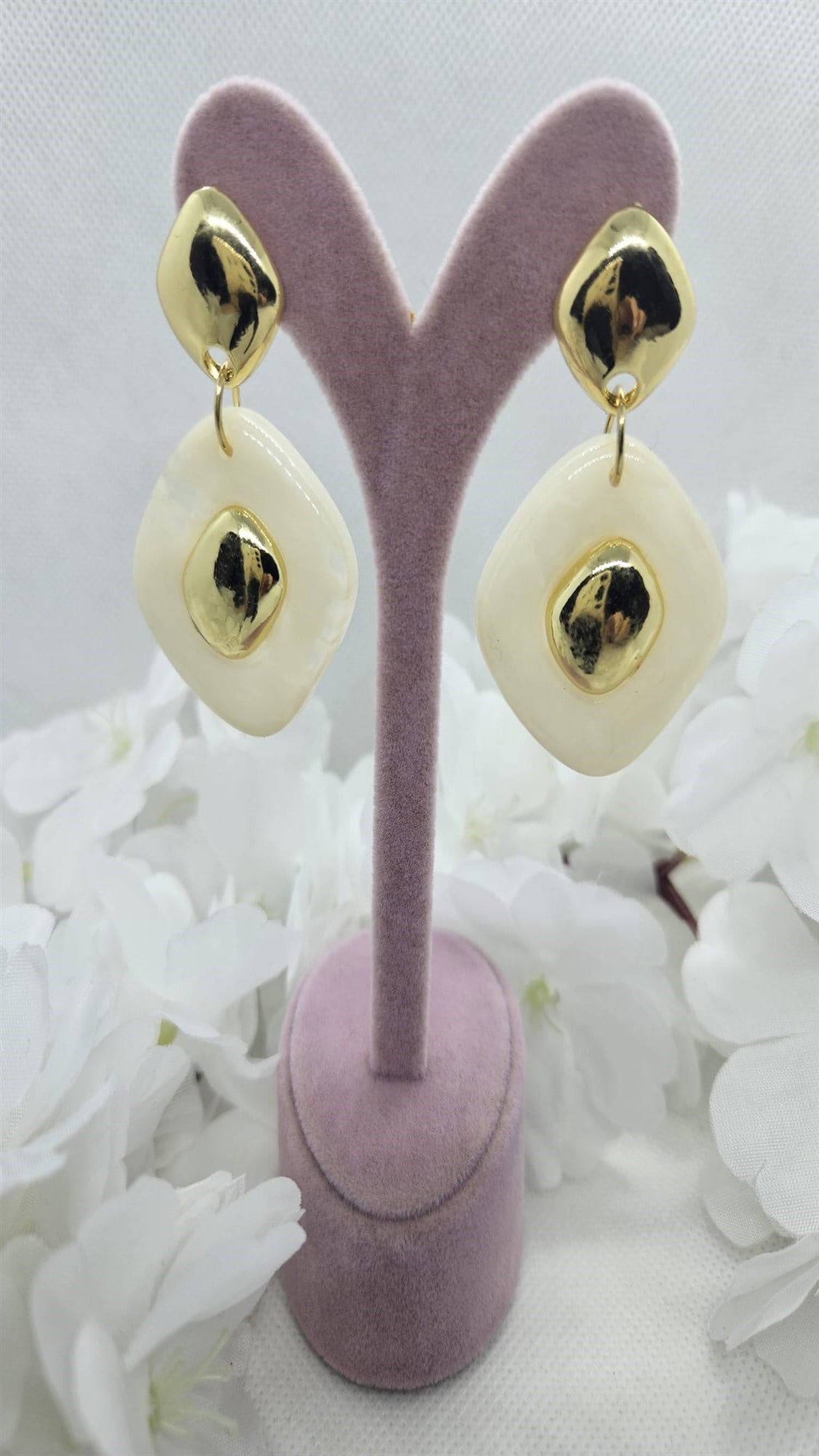 Gold Kemik Küpe