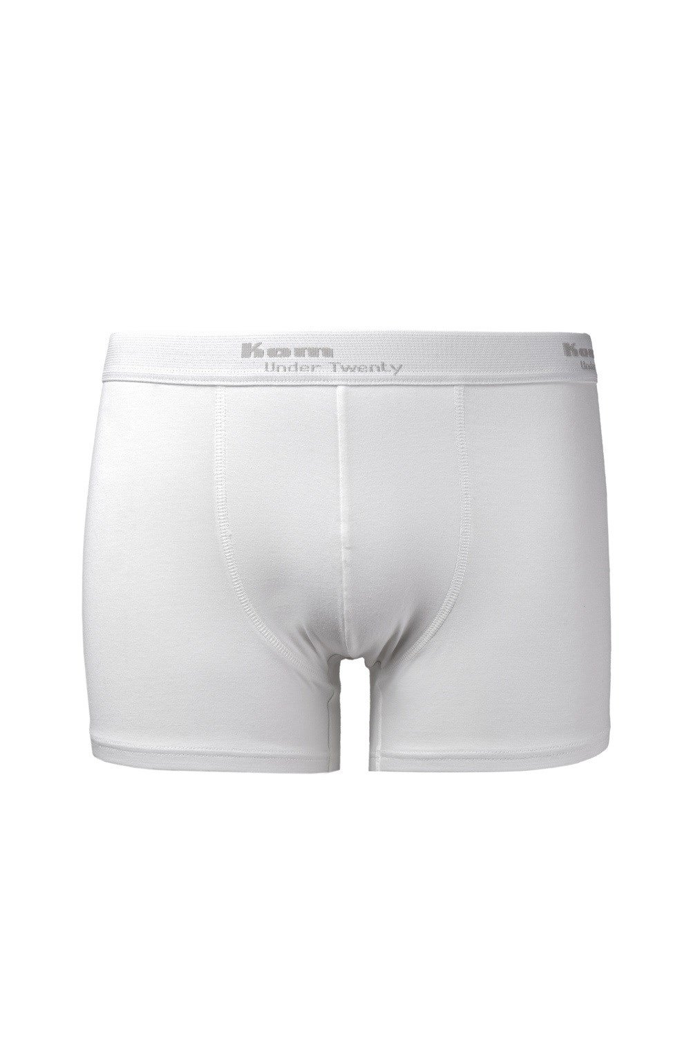 Kom Modal-Pamuk 3 lü Erkek nTtight Boxer Beyaz