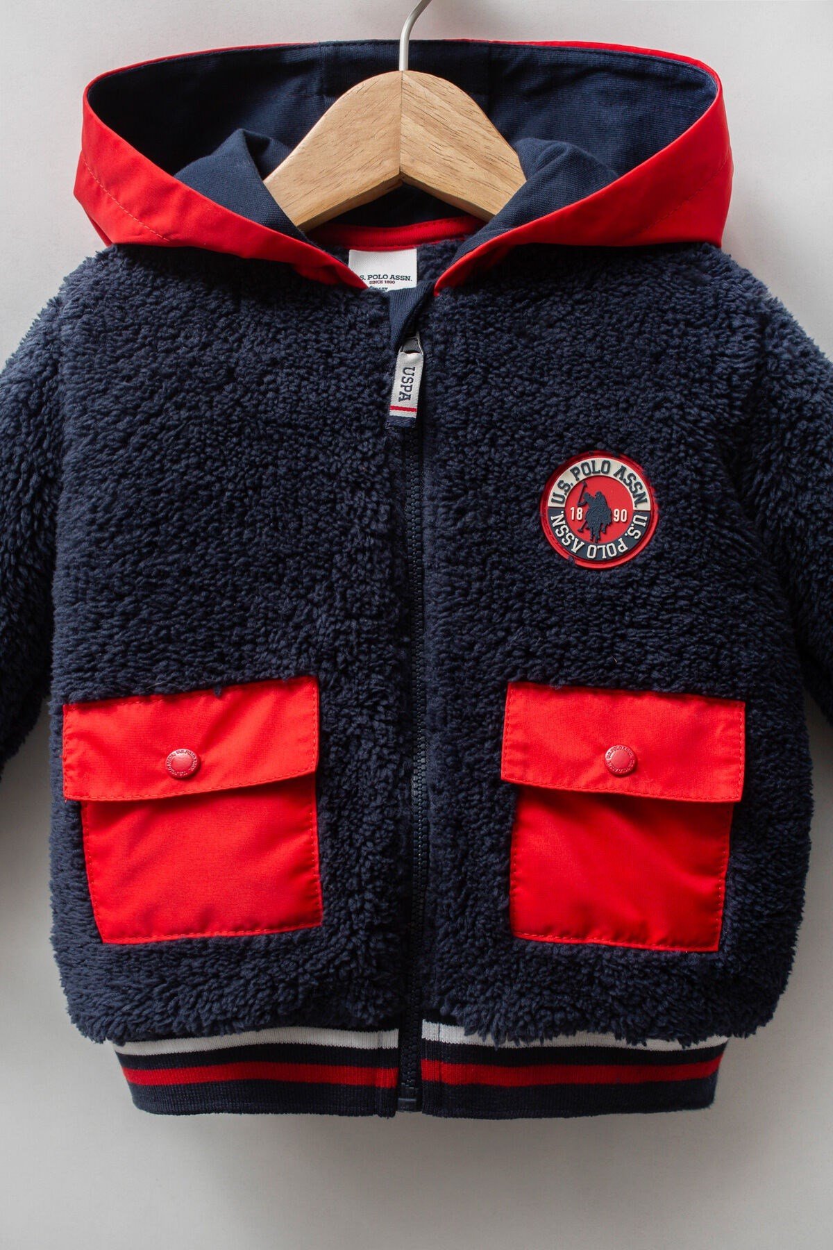 U.S. Polo Assn Erkek Bebek Bebek Mont Lacivert