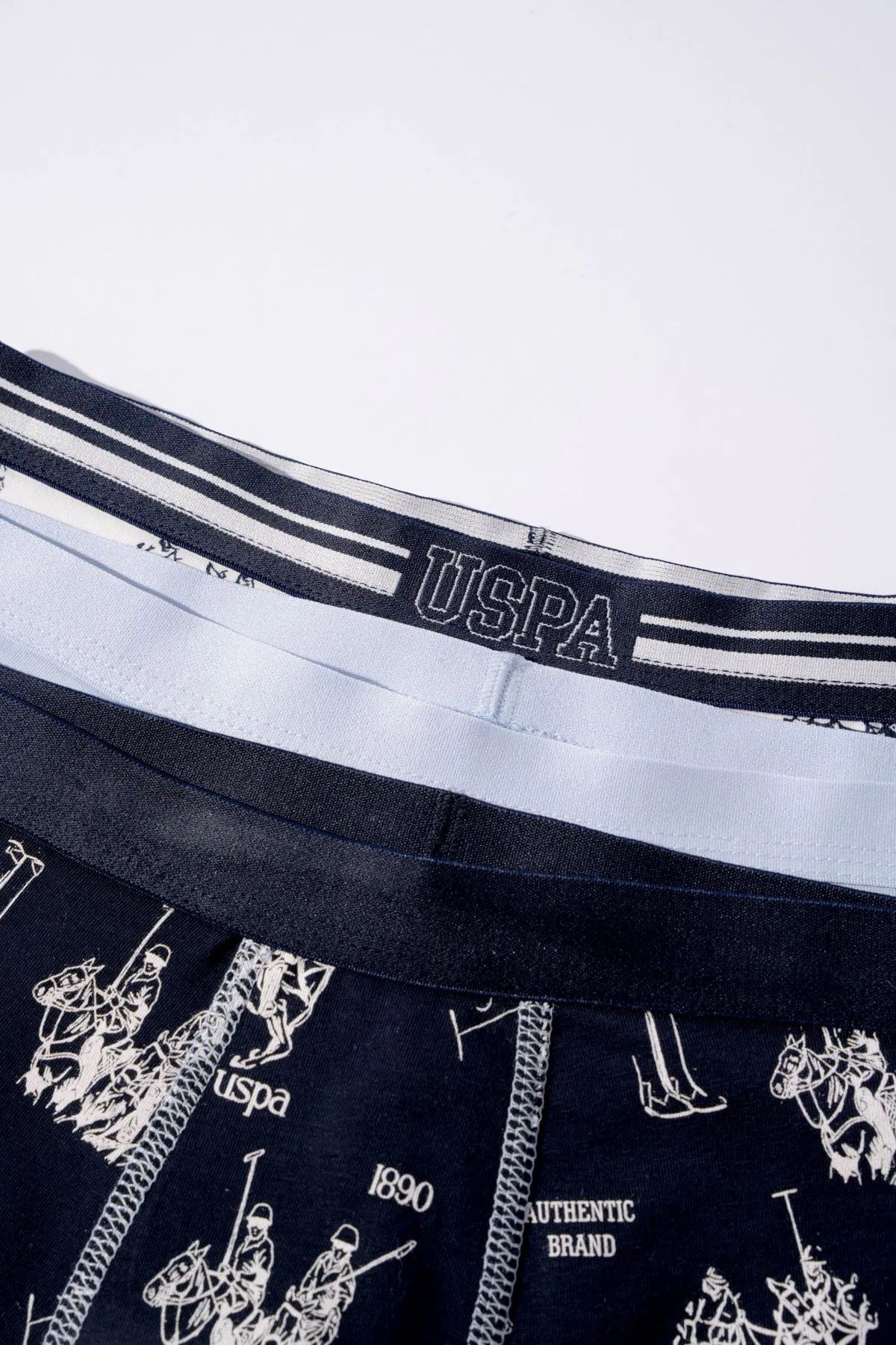 U.S. Polo Assn Erkek Çocuk Süprem 3 lü Boxer Lacivert