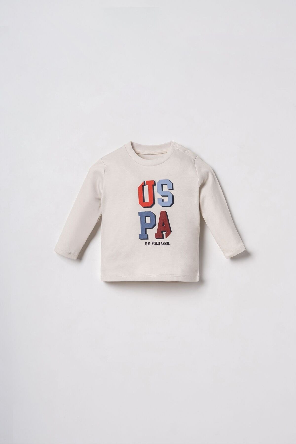 U.S. Polo Assn Erkek Bebek Baskılı Kırmızı Hırkalı Takım 3'lü Takım Kırmızı