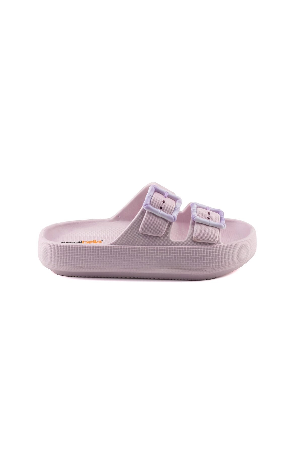 Akınabella çift toka rahat taban ultra soft kadın terlik