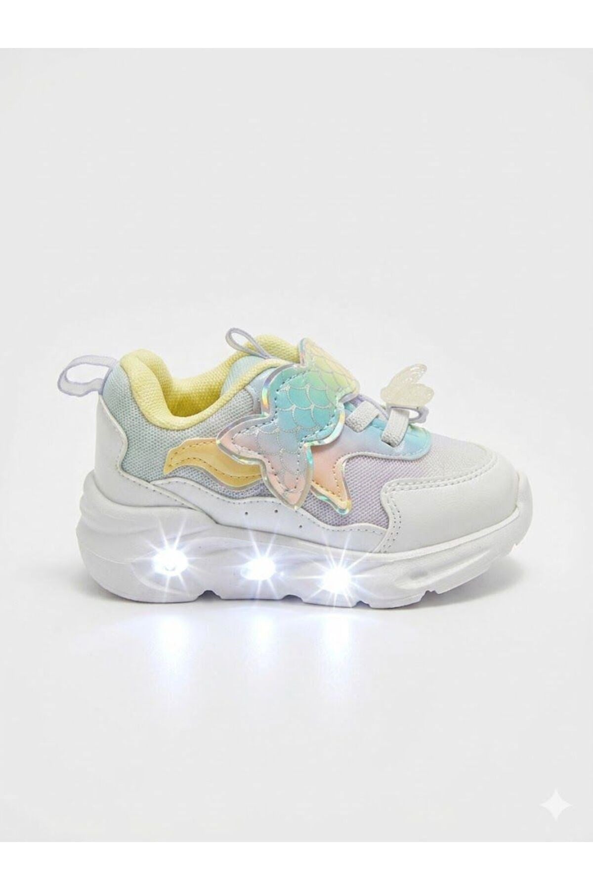 Arıa Ortopedik Kız Bebek Işıklı Rahat Sneaker
