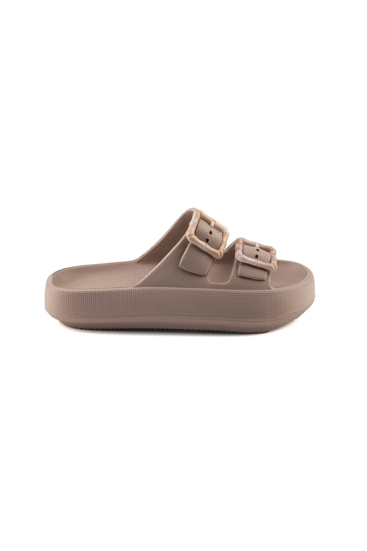 Kadın Çift Tokalı Platform Yazlık Terlik