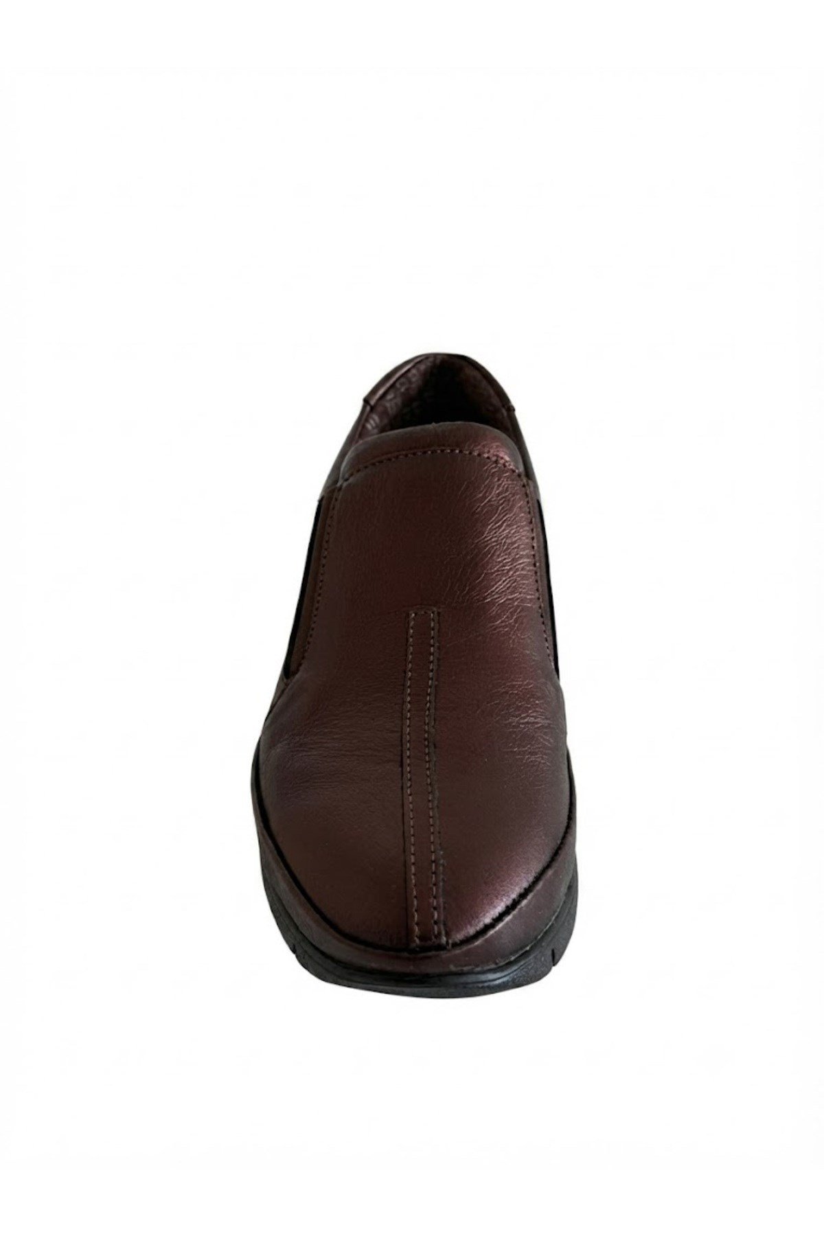 mammamia Kadın Metalik Deri Slip-On Anatomik Günlük Ayakkabı