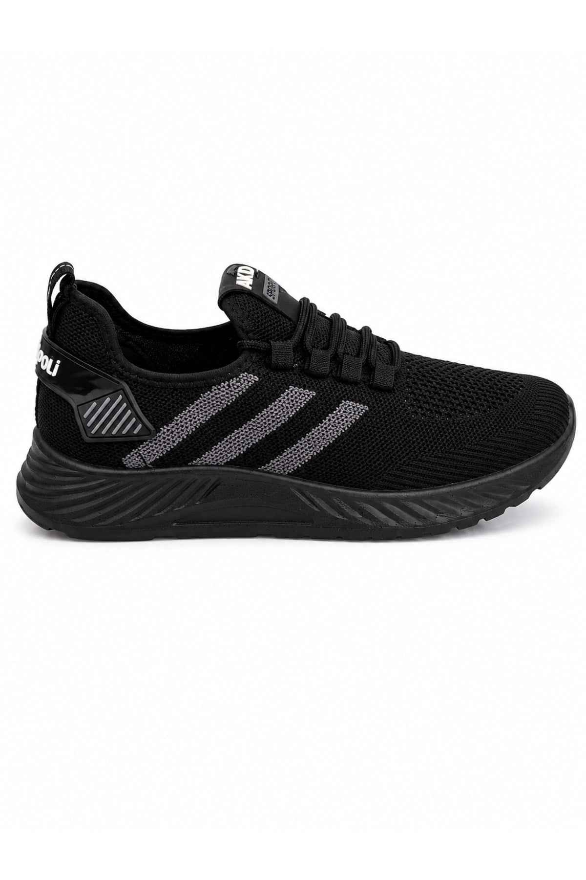 Nisorix Sport Erkek Siyah Spor Ayakkabı