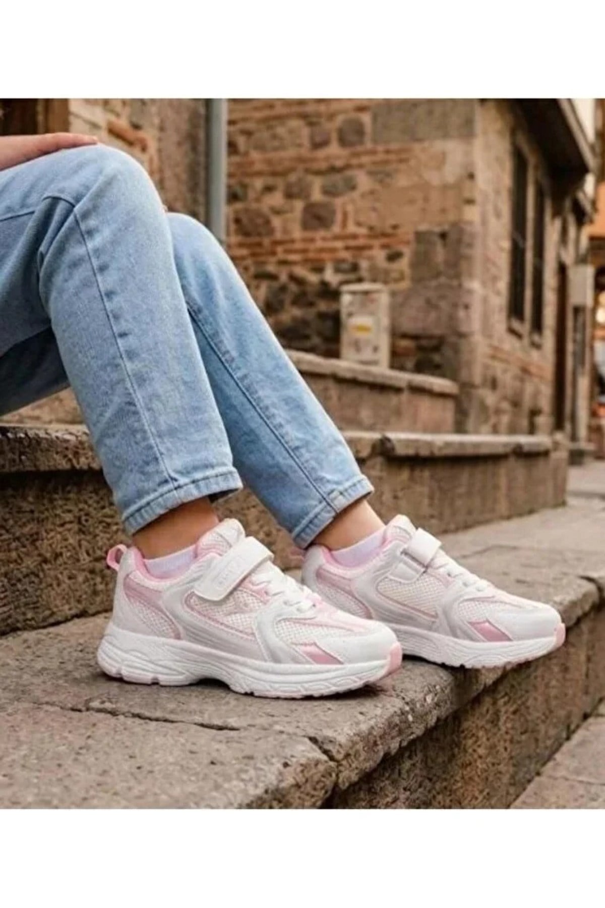 Terra-Flt 31/36 Çocuk Cırtlı Sneaker Spor Ayakkabı